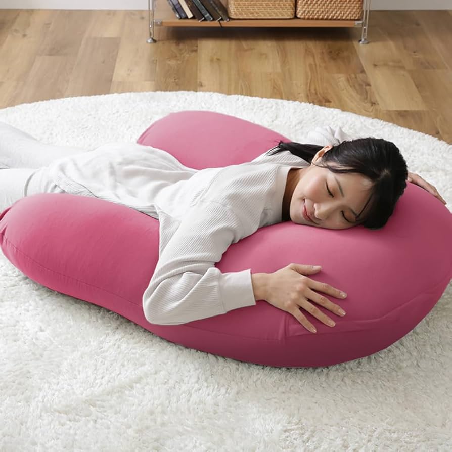 アイリスオーヤマ　U字型ビーズクッション 未使用　70×95cm グレー アイリスオーヤマ U字型ビーズクッション 未使用 70×95cm グレー